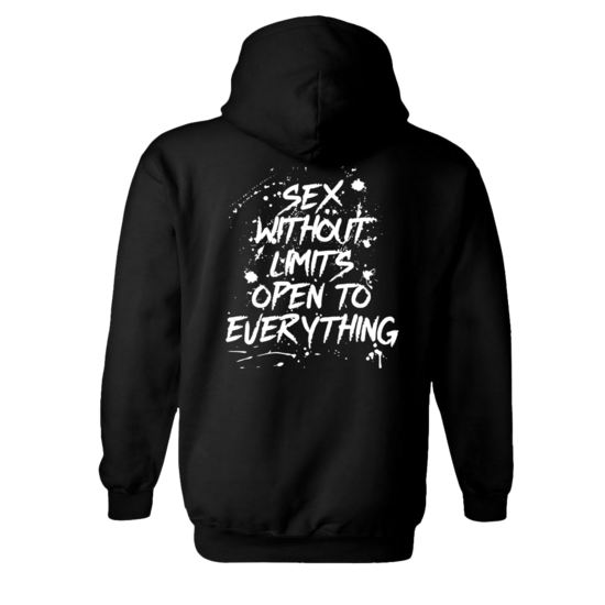 Sweat à capuche Sex Without Limits Open To Everything [DANIX CENSORED]